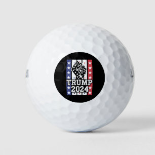 Trump 2024 Fist Outlaw Hillbilly J.D.Vance 2024 Golf Balls
