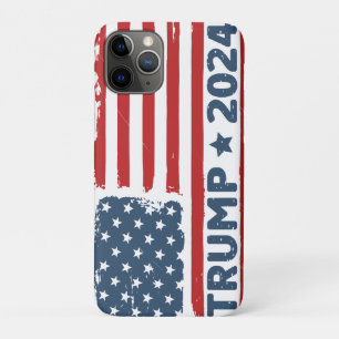 Trump 2024 Flag America  iPhone 11 Pro Case