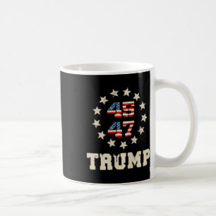 Trump 2024 Flag (on Back) Take America Back Trump  Coffee Mug