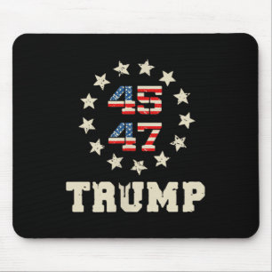 Trump 2024 Flag (on Back) Take America Back Trump Mouse Mat