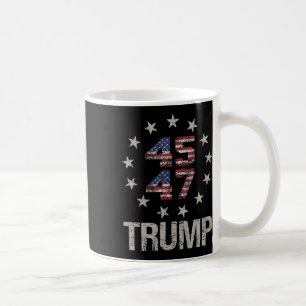 Trump 2024 Flag (on Byck) Take America Ck Trump Fl Coffee Mug