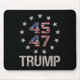 Trump 2024 Flag (on Byck) Take America Ck Trump Fl Mouse Mat