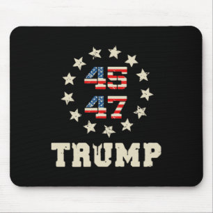 Trump 2024 Flag (on Byck) Take America Ck Trump Fl Mouse Mat