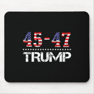 Trump 2024 Flag (on Byck) Take America Ck Trump Fl Mouse Mat