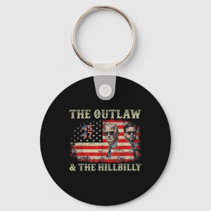 Trump 2024 Flag Outlaw Hillbilly J.d.vance 2024 Do Key Ring