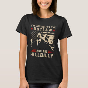 Trump 2024 Flag Outlaw Hillbilly J.d.vance 2024 Do T-Shirt