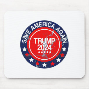 trump 2024 flag save america mouse mat