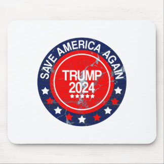 trump 2024 flag save america mouse mat