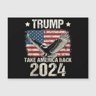 Trump 2024 flag take America back men women Trump