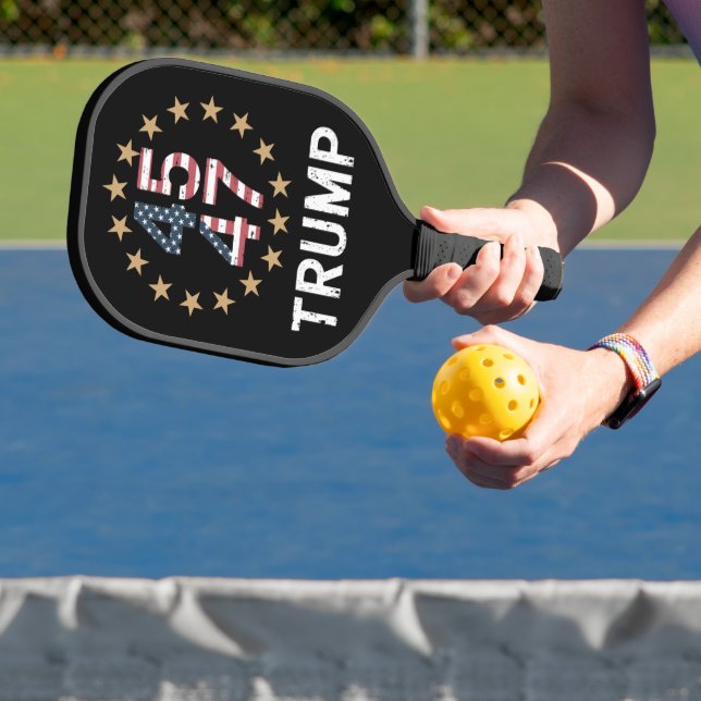 Trump 2024 Flag Take America Back Trump 45 47  Pickleball Paddle (Insitu)