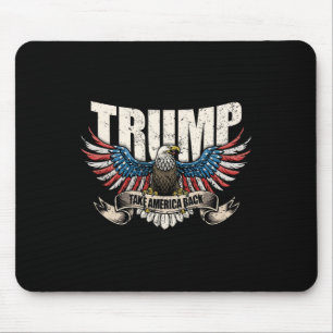 Trump 2024 Flag Take America Byck Men Women Donald Mouse Mat