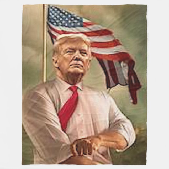 TRUMP 2024 FLEECE BLANKET (Front)