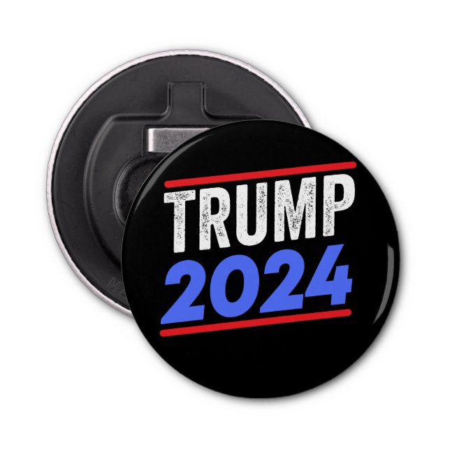 Trump 2024 For President Donald Jr. Maga Election Bottle Opener (Front)