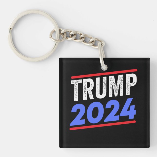 Trump 2024 For President Donald Jr. Maga Election Key Ring (Front)