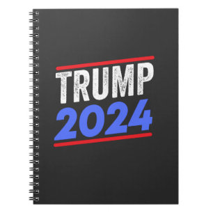 Trump 2024 For President Donald Jr. Maga Election Notebook