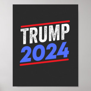 Trump 2024 For President Donald Jr. Maga Election Poster