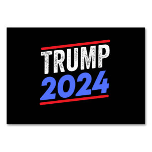 Trump 2024 For President Donald Jr. Maga Election Table Number