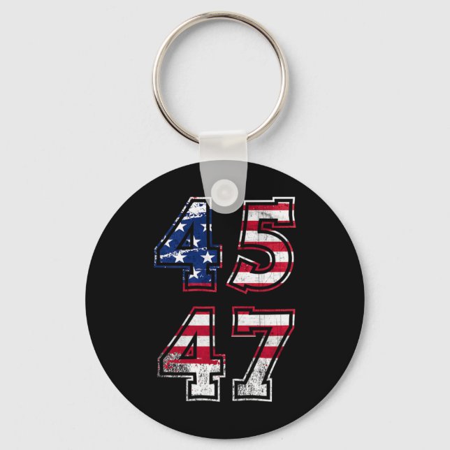 Trump 2024 For President  Key Ring (Front)