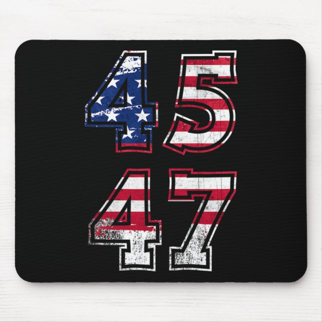 Trump 2024 For President  Mouse Mat (Front)