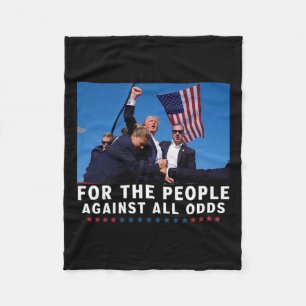Trump 2024 For The People Fleece Blanket
