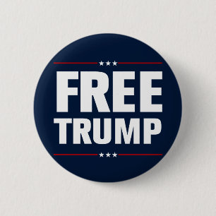 Trump 2024 Free Trump 6 Cm Round Badge