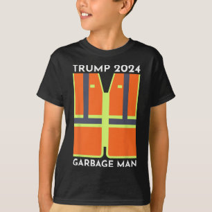 Trump 2024 Garbage Man Funny Garbage Patriots Supp T-Shirt