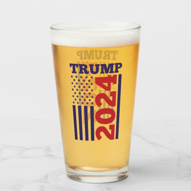 Trump 2024 glass (Front Filled)