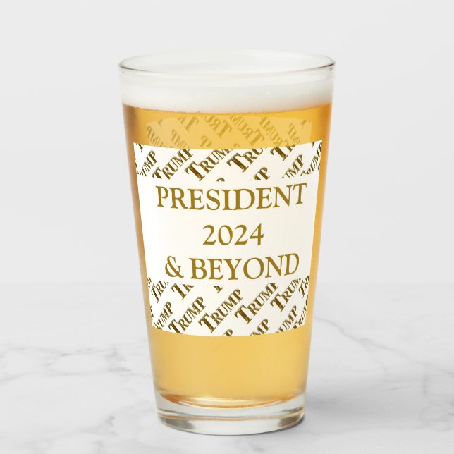 TRUMP 2024 GLASS (Front Filled)