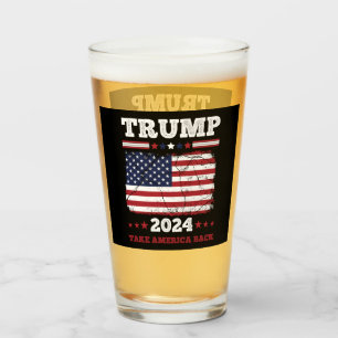 Trump 2024 glass