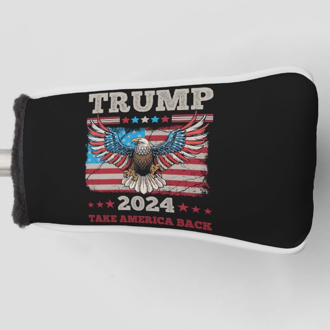 Trump 2024 golf head cover (Front)