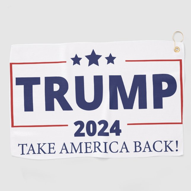 Trump 2024 golf towel (Horizontal)