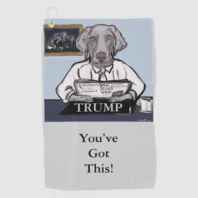 TRUMP 2024 GOLF TOWEL (Front)