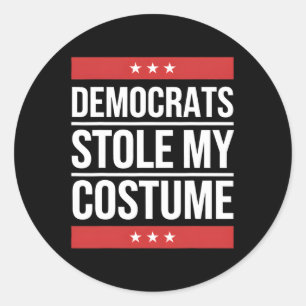 Trump 2024 Halloween Costume  Classic Round Sticker