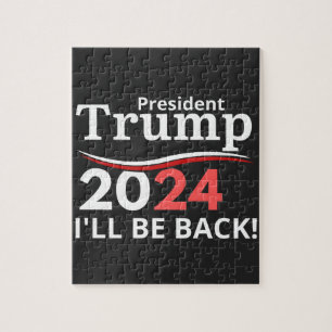 TRUMP 2024 - I'LL BE BACK! JIGSAW PUZZLE