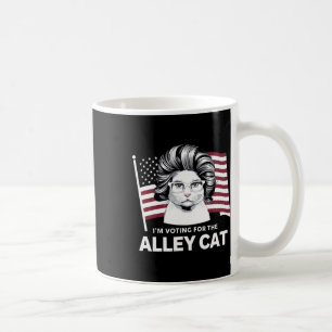 Trump 2024 I'm Voting For The Alley Cat Republican Coffee Mug