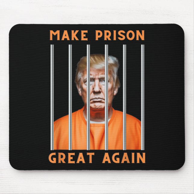 Trump 2024 In Prison  Mouse Mat (Front)
