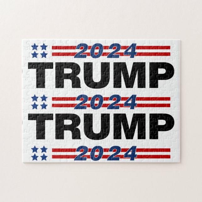 Trump 2024 jigsaw puzzle (Horizontal)