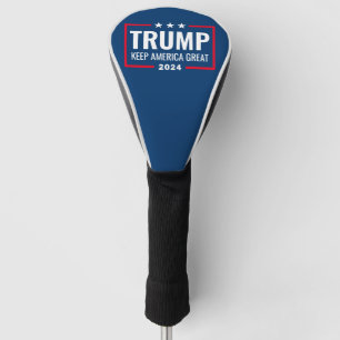 Trump 2024 Keep America Great - blue red Golf Head Cover