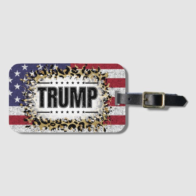 Trump 2024 luggage tag (Front Horizontal)