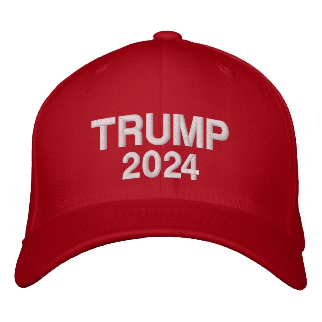Trump 2024  Maga  Embroidered Baseball Cap (Front)