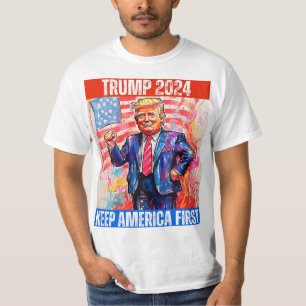 TRUMP 2024 MAKE AMERICA FIRST T-Shirt