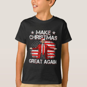 Trump 2024 Make Christmas Great Again Funny Trump T-Shirt