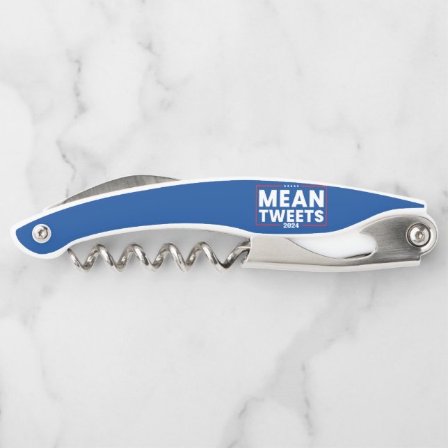 Trump 2024 Mean Tweets Election Corkscrew (Back)