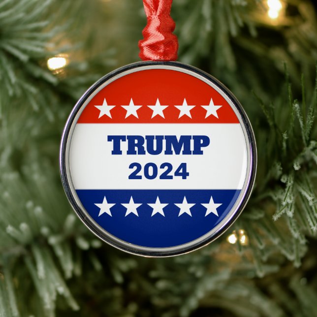 Trump 2024 metal tree decoration (Tree)