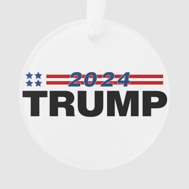 Trump 2024 ornament (Front)