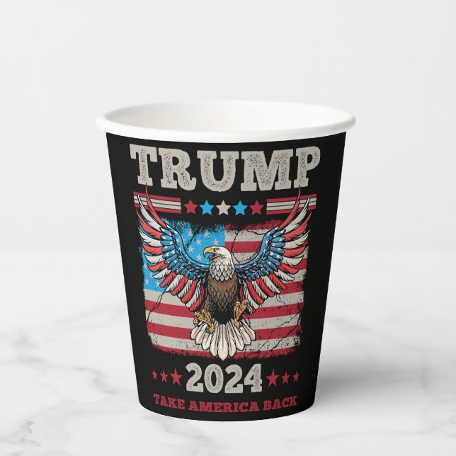 Trump 2024 paper cups (Front)