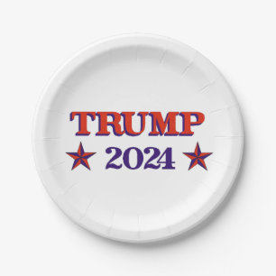 TRUMP 2024 PAPER PLATE