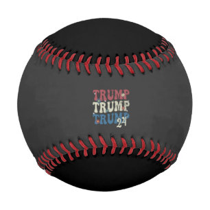 Trump 2024 Patriotic American Flag 4th Of July  Baseball