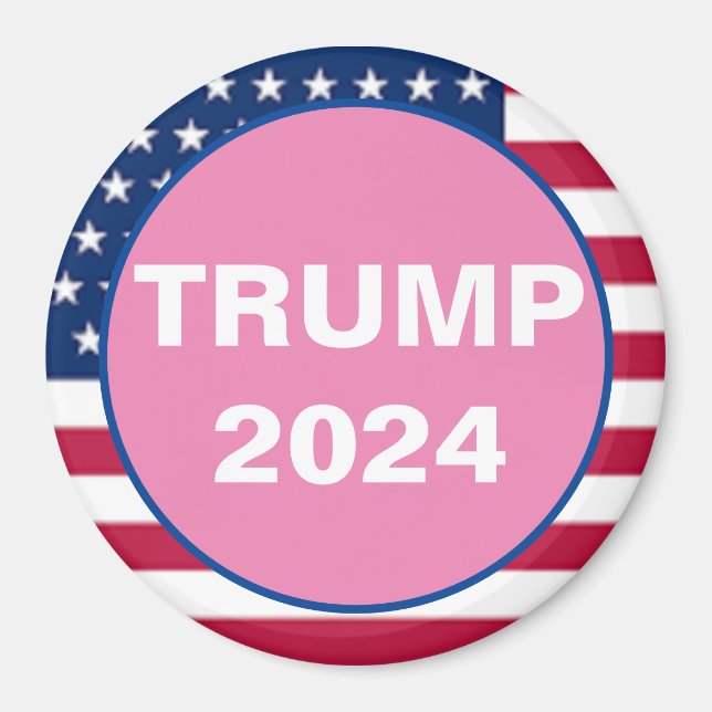 TRUMP 2024 Patriotic magnet (Front)