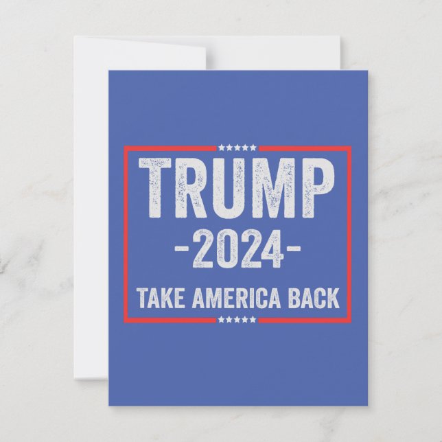 Trump 2024 Patriotic Republican Election President (Front)